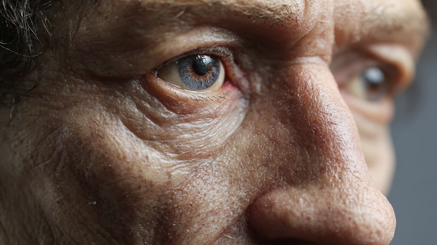 AEO Mindset: Denkender Mensch mit Fokus auf Answer Engine Optimization und KI-gestützte Suchstrategien